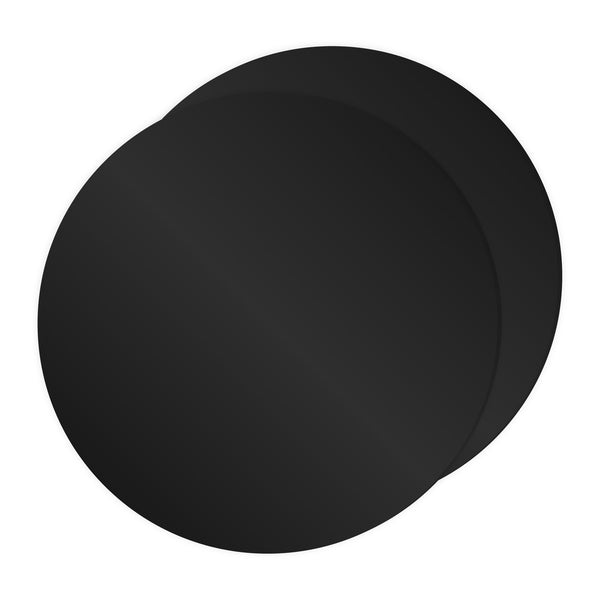 Choctastique Black Ganache Plate - Set of 2