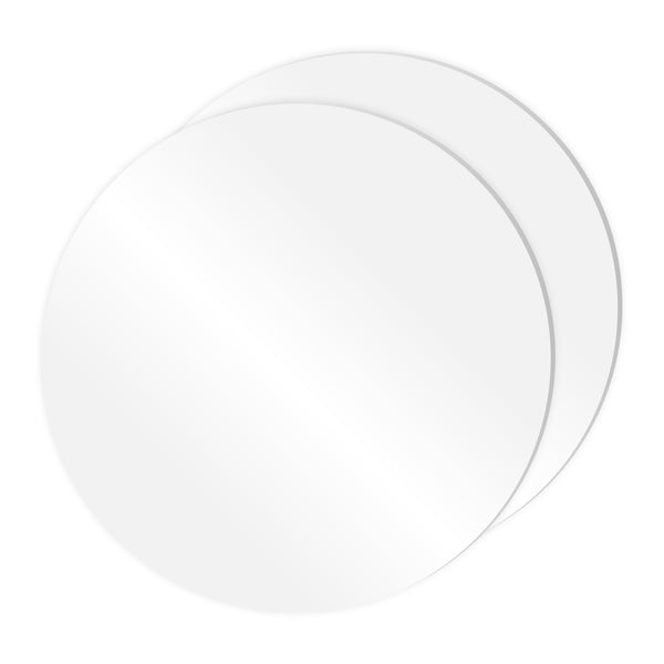 Choctastique Clear Ganache Plate - Set of 2