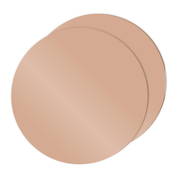 Choctastique Brown Ganache Plate - Set of 2