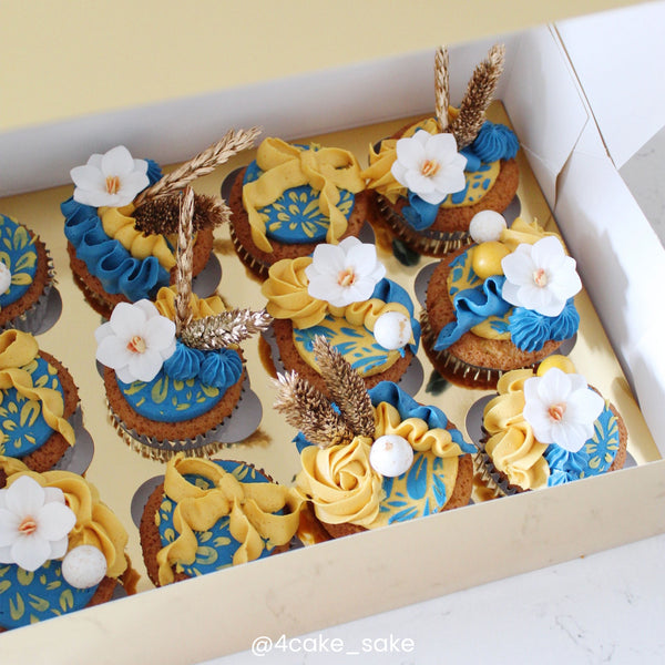 Simply Making Gold Metallic Cupcake Box Pack Of 2
