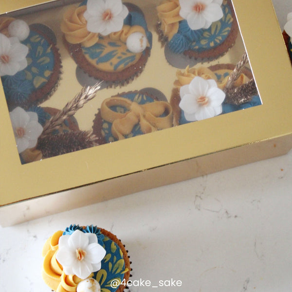 Simply Making Gold Metallic Cupcake Box Pack Of 2