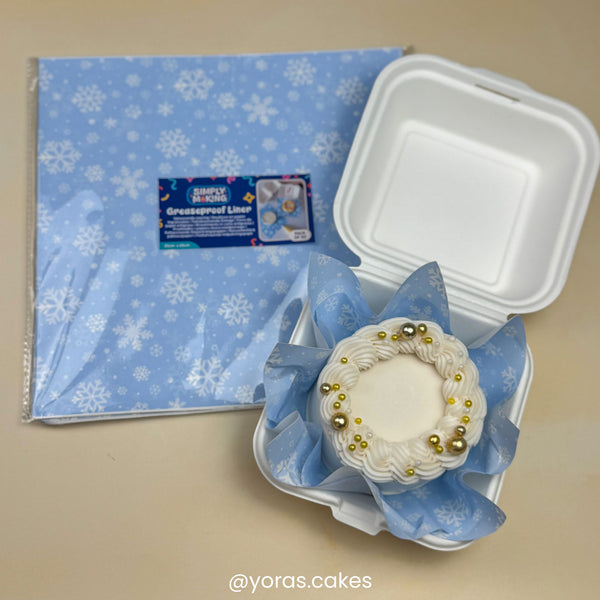Simply Making Snowflakes Printed Greaseproof Liners x 50
