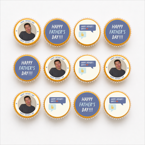 The Cake Decorating Company Father's Day Cupcake Edible Photo Set 3