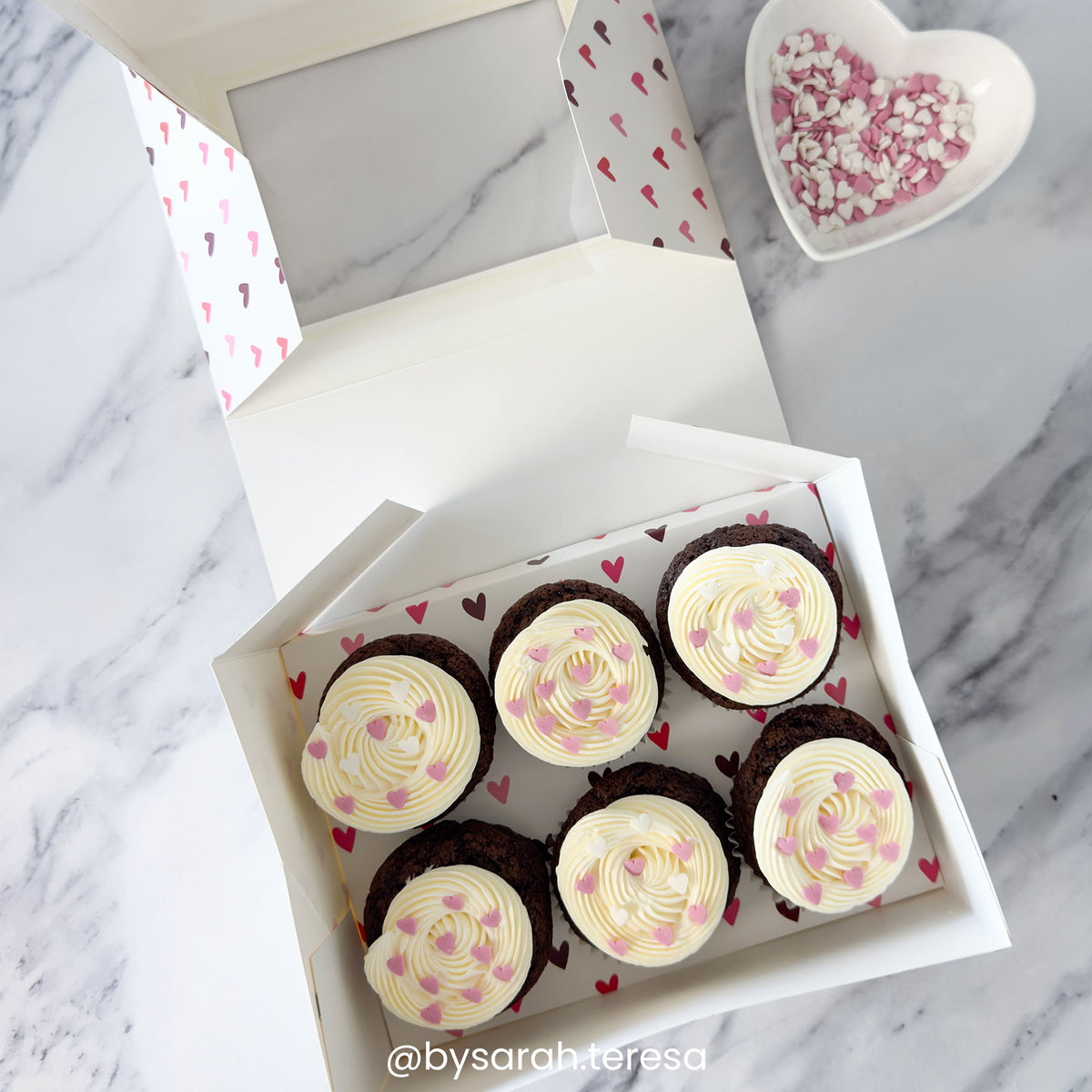 Simply Making Lovestruck Heart Cupcake Box Pack Of 2