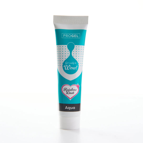 Rainbow Dust Aqua Blue - ProGel Professional Gel Food Colouring 25g