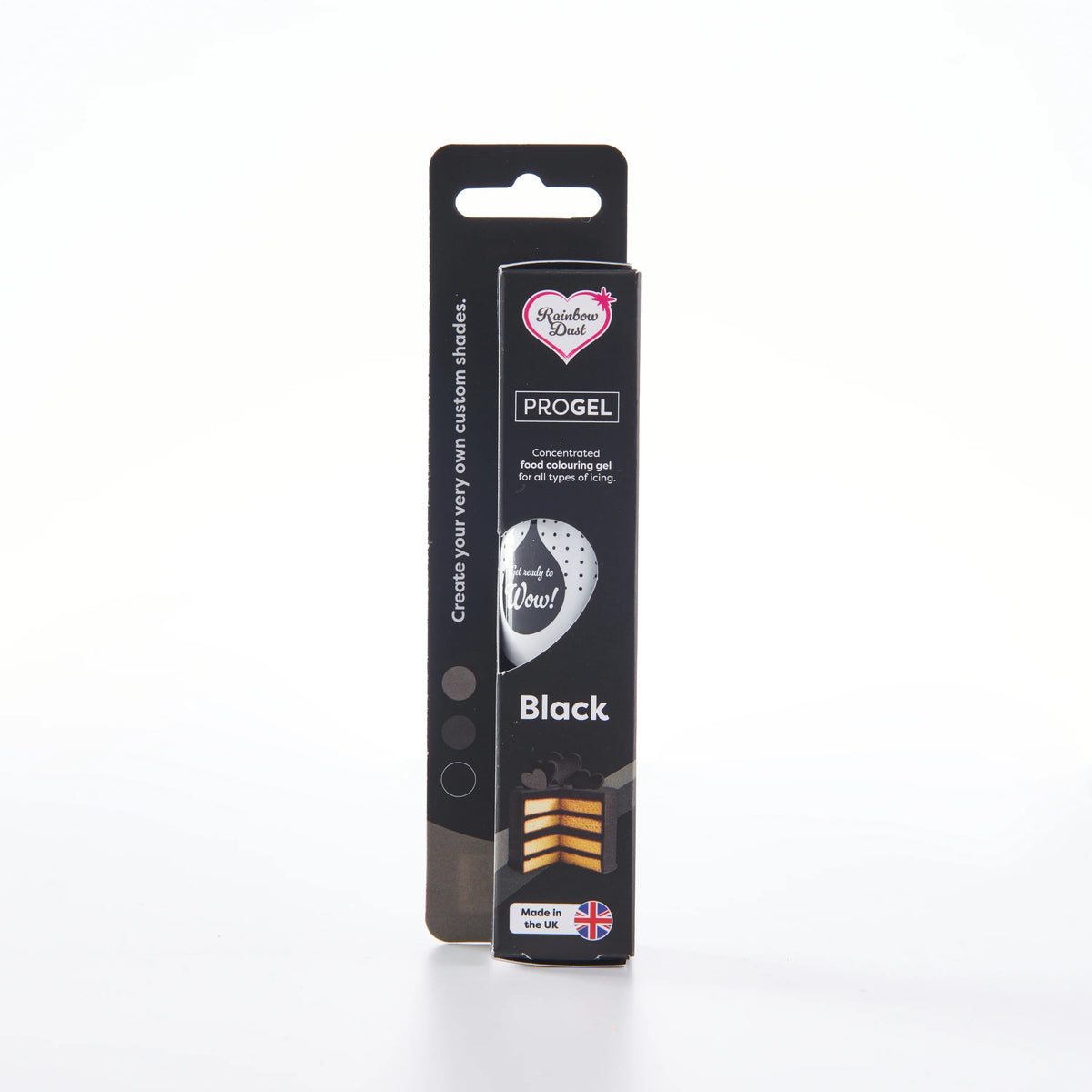 Rainbow Dust Black - ProGel Professional Gel Food Colouring 25g
