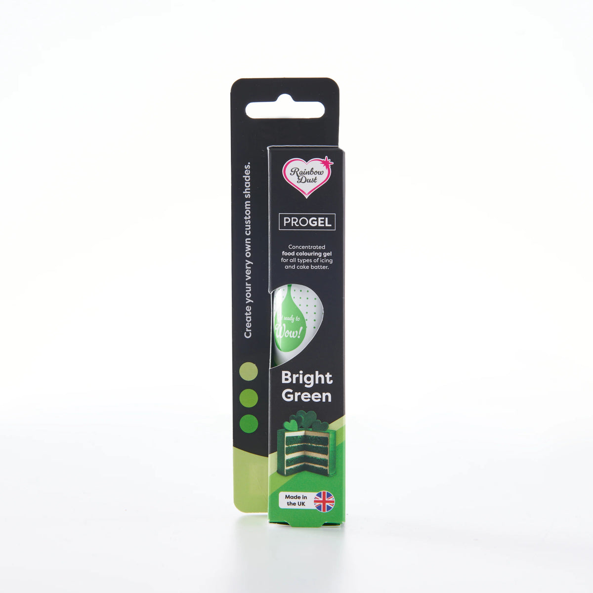 Rainbow Dust Bright Green - ProGel Professional Gel Food Colouring 25g
