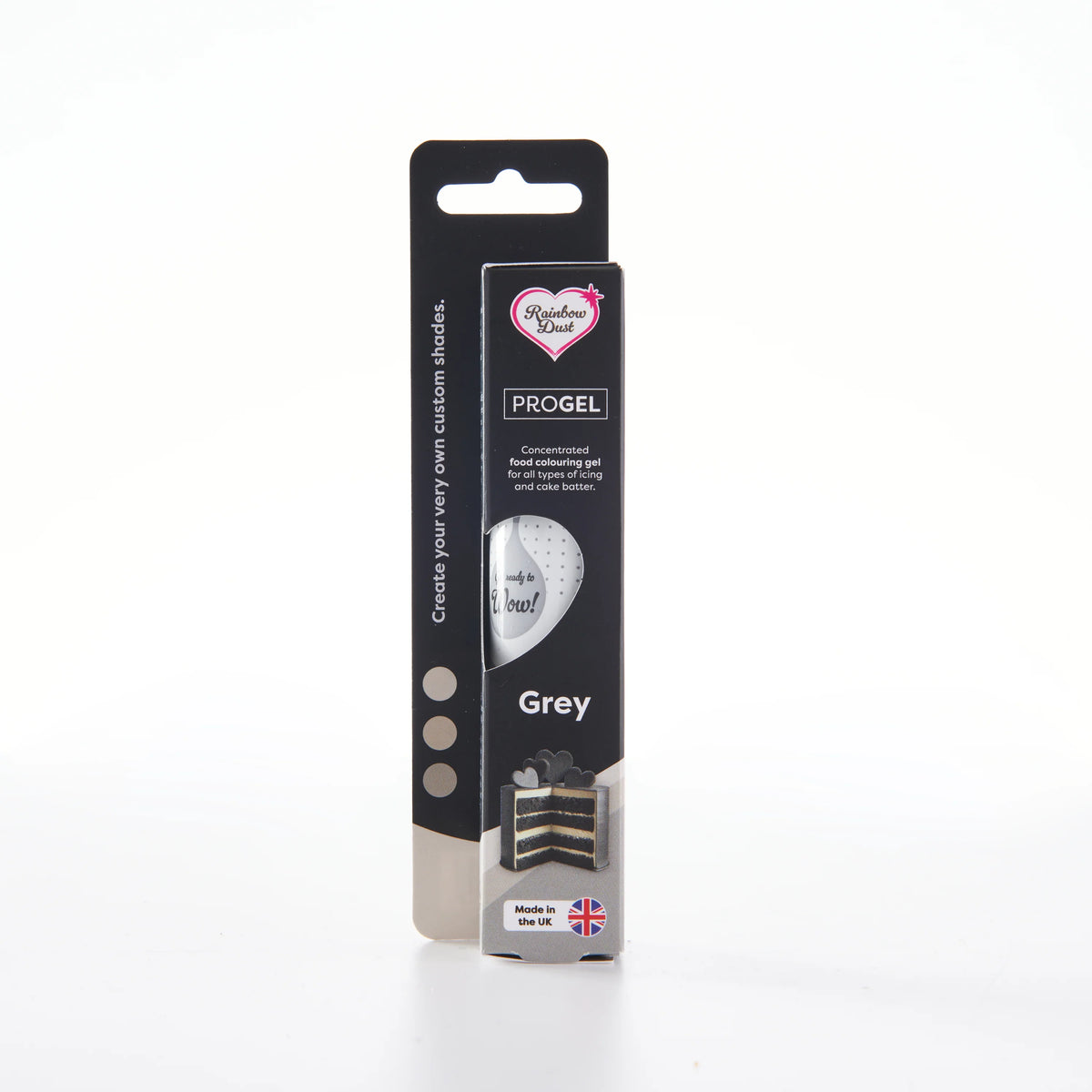 Rainbow Dust Grey - ProGel Professional Gel Food Colouring 25g