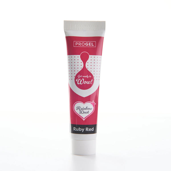 Rainbow Dust Ruby Red - ProGel Professional Gel Food Colouring 25g