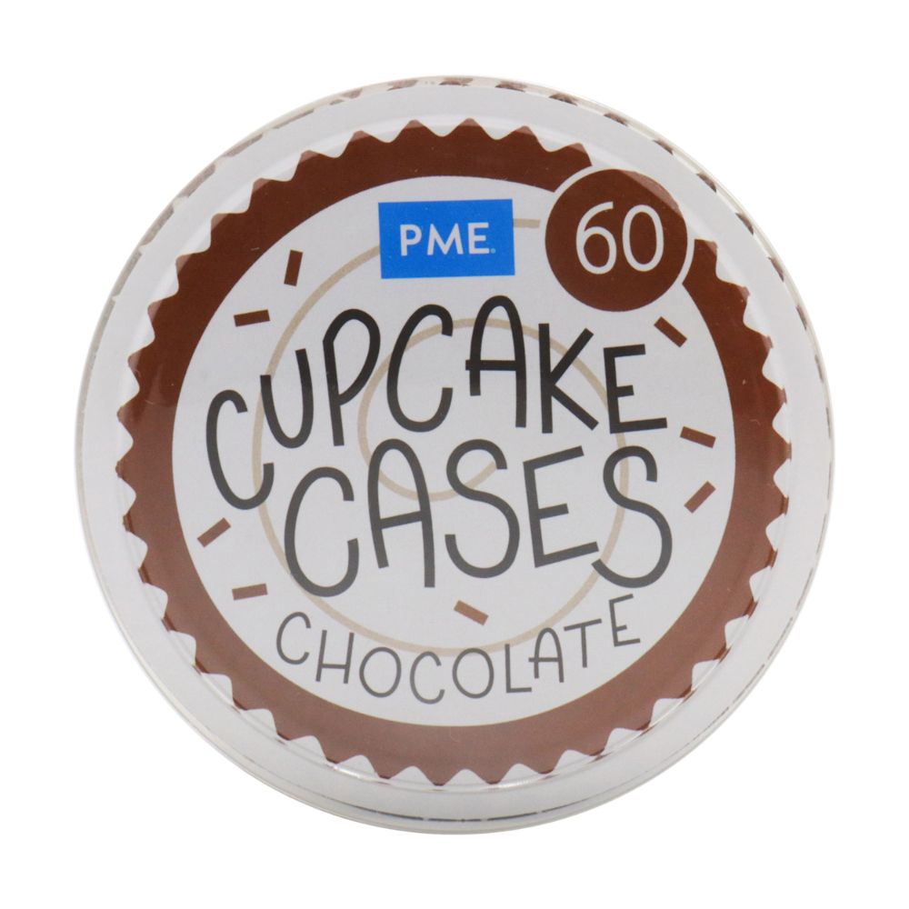 PME Chocolate Brown Cupcake Cases x 60