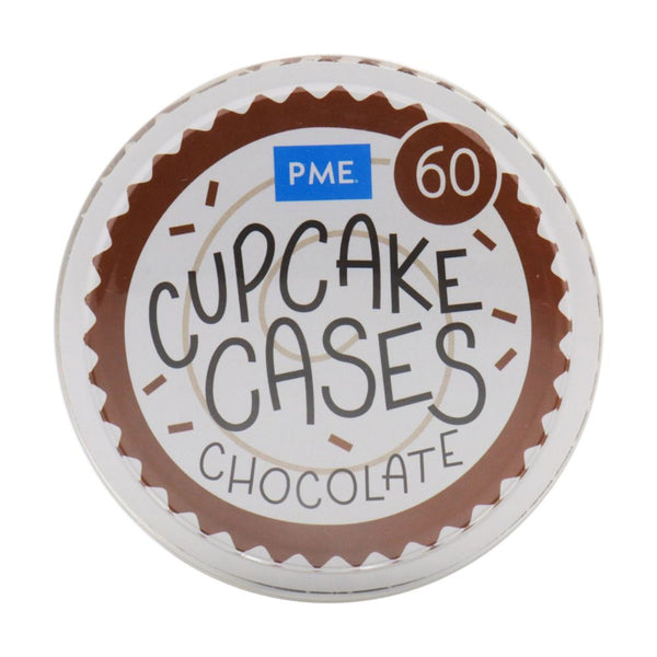 PME Chocolate Brown Cupcake Cases x 60