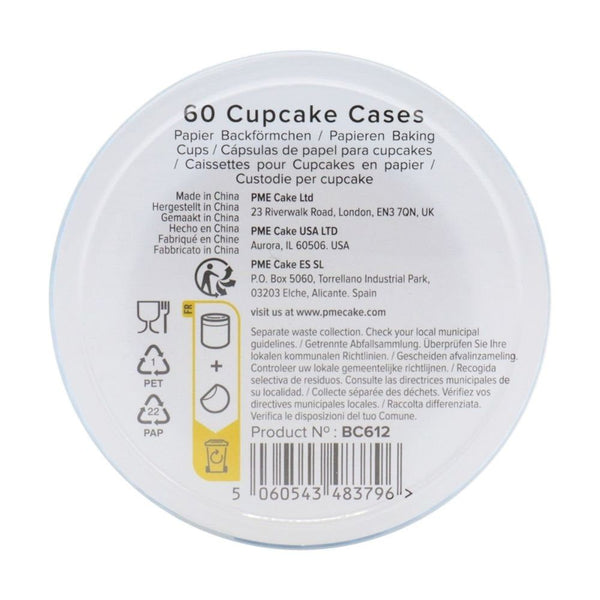 PME Light Blue Cupcake Cases x 60