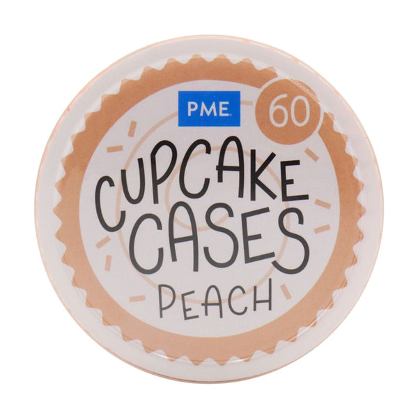 PME Peach Cupcake Cases x 60