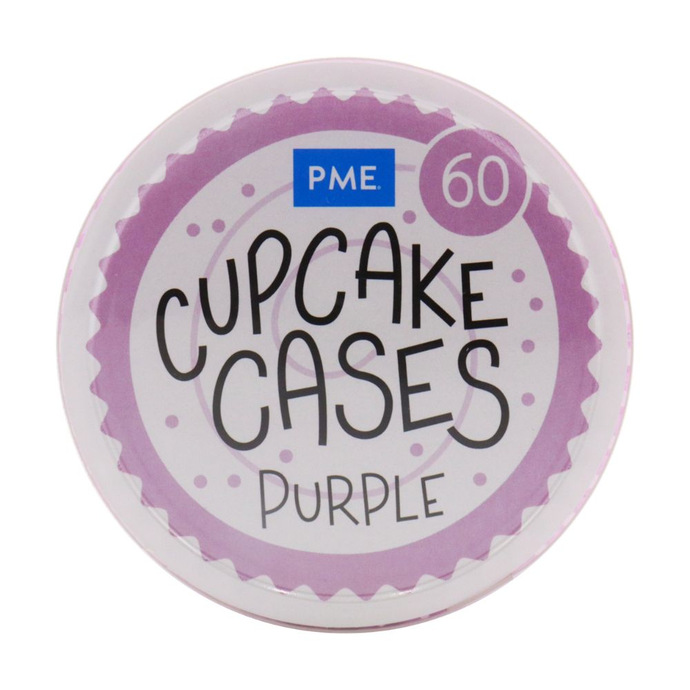 PME Purple Cupcake Cases x 60
