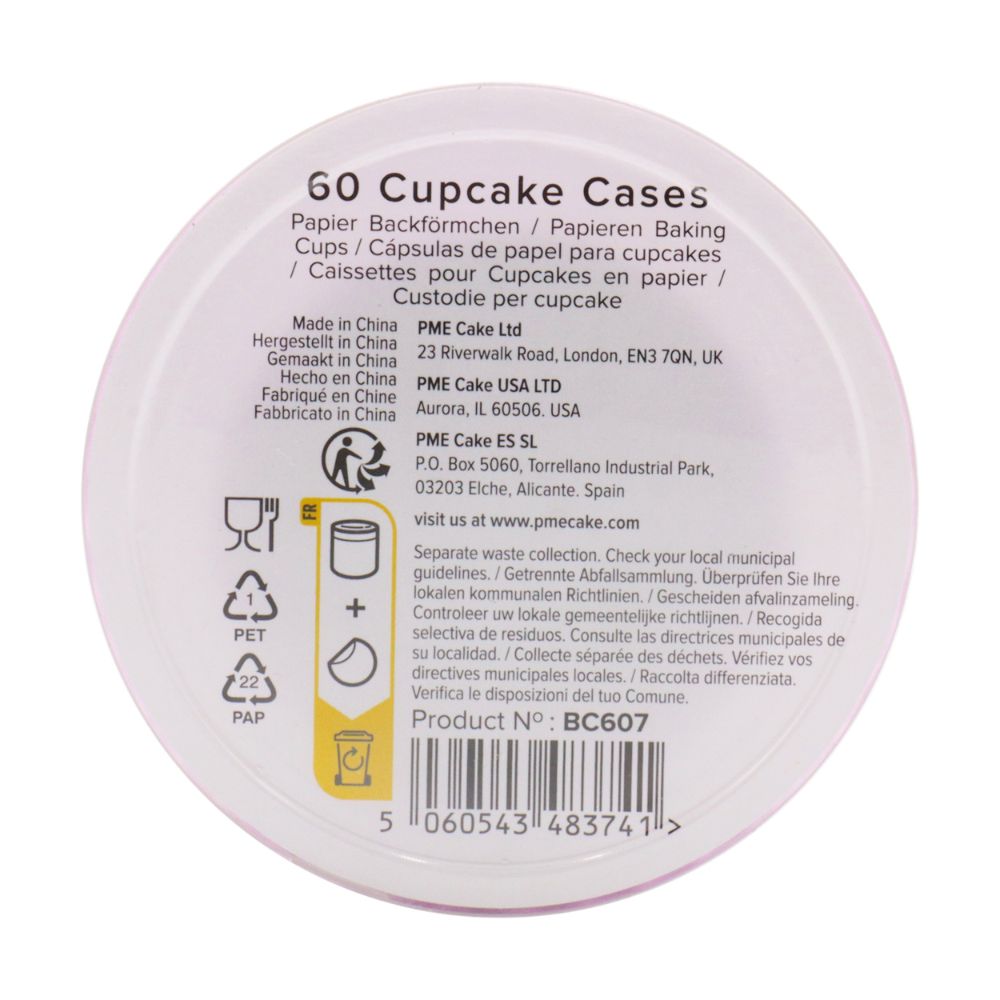 PME Purple Cupcake Cases x 60