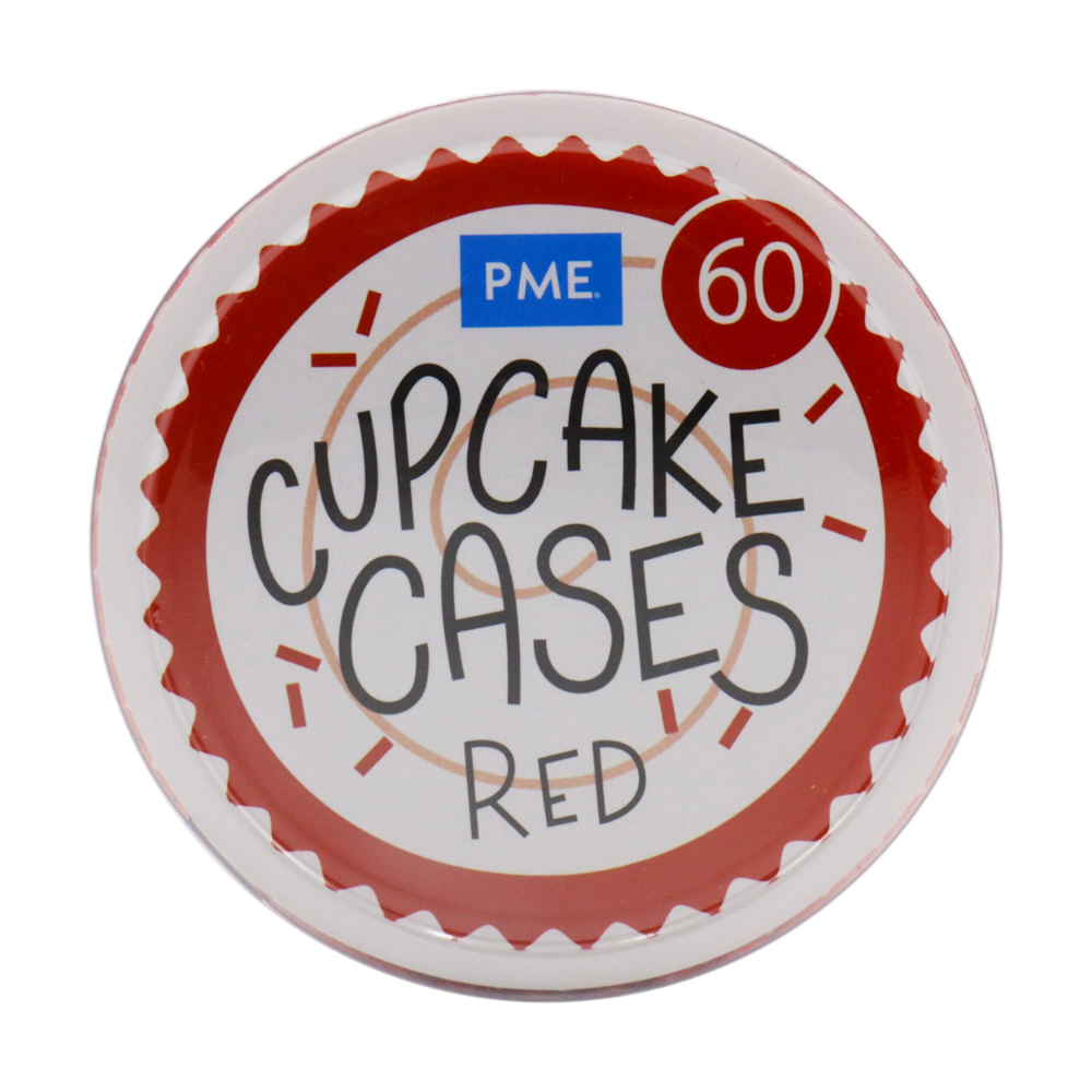 PME Red Cupcake Cases x 60