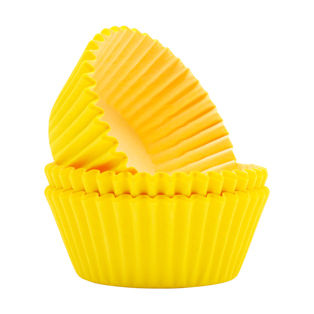PME Yellow Cupcake Cases x 60