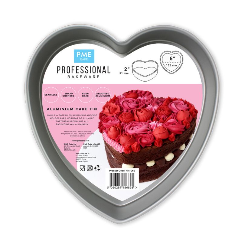 PME 2" Deep Heart Cake Tin