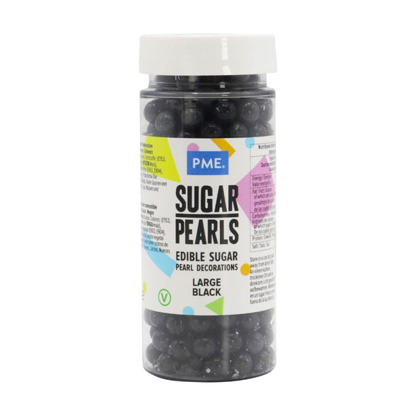PME 7mm Black Sugar Pearls 90g
