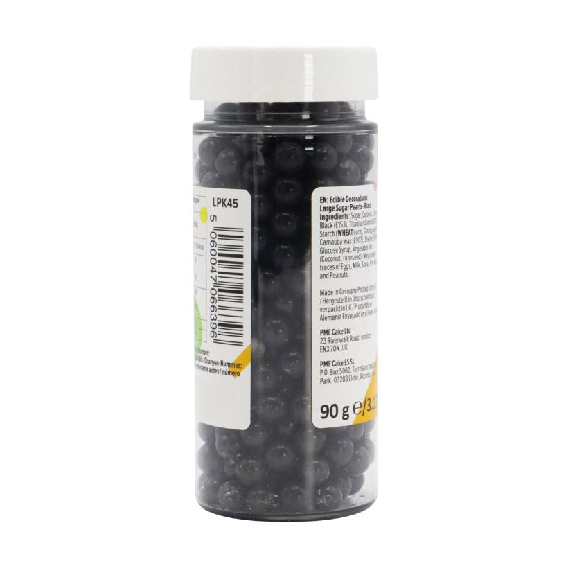 PME 7mm Black Sugar Pearls 90g
