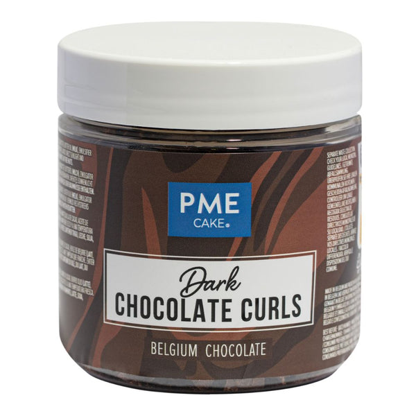 PME Dark - Belgian Chocolate Curls 85g