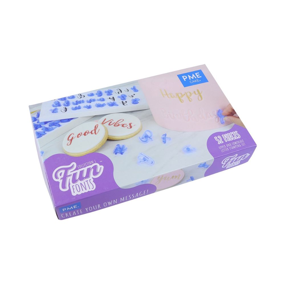 PME Fun Fonts Embossing Collection - Letters