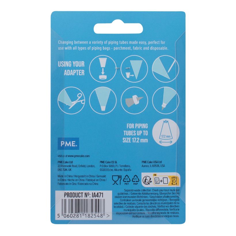 PME Icing Bag Adaptor Set Of 3
