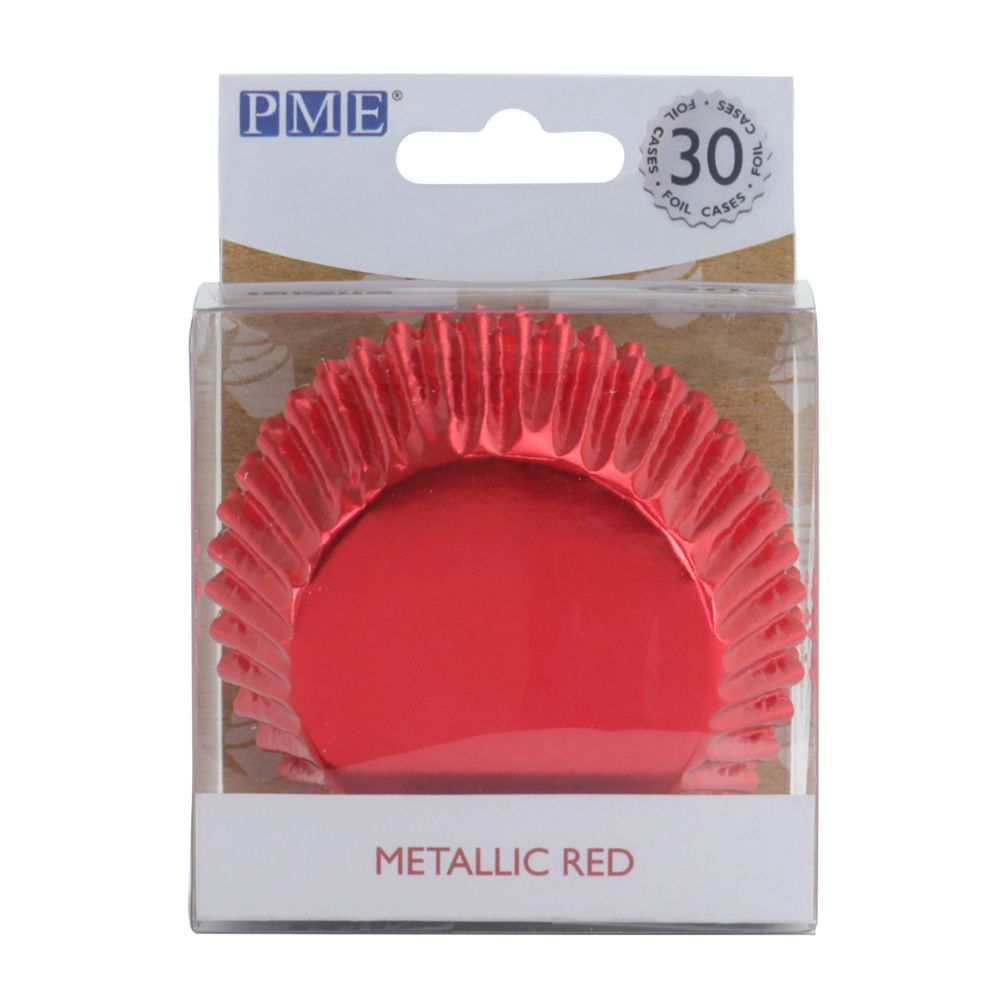 PME Metallic Red Cupcake Cases x 30