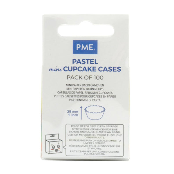 PME Mini Pastel - Baking Cases - Pack of 100