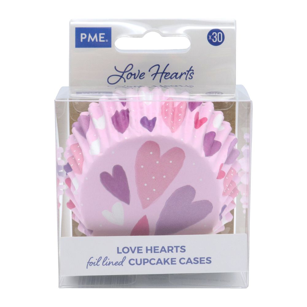PME Love Hearts Cupcake Cases x 30