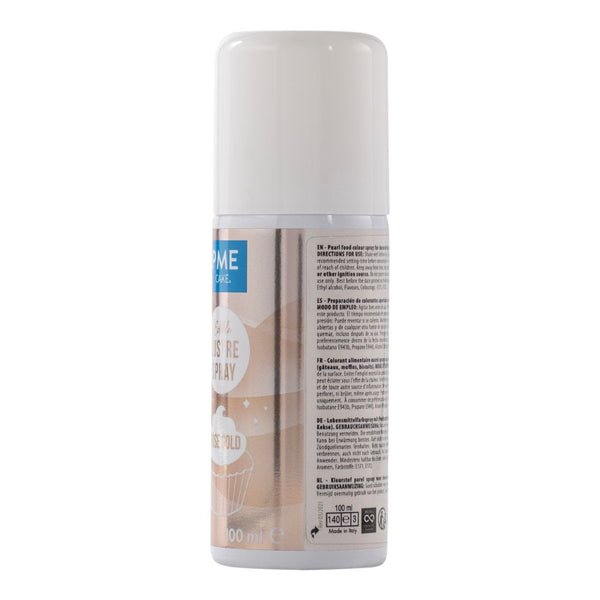 PME Rose Gold - Edible Lustre Spray Icing Colouring 100ml