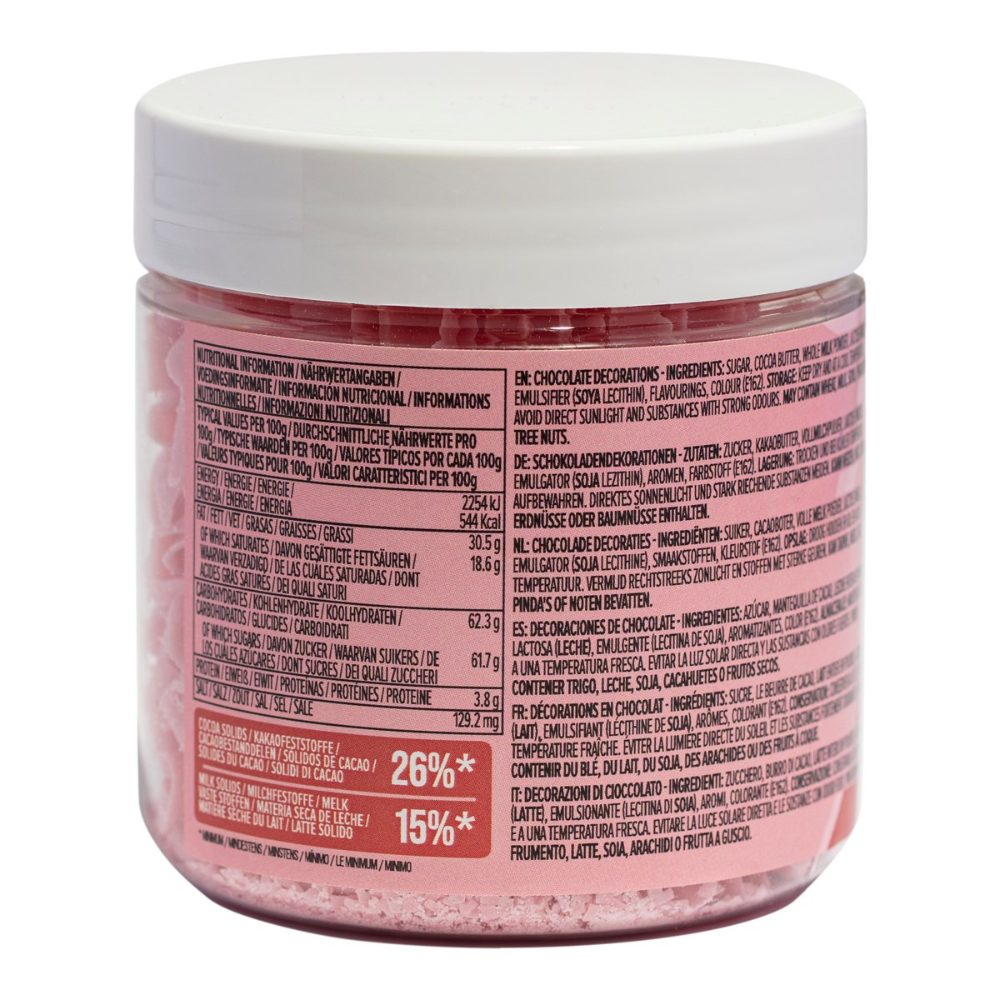 PME Strawberry - Belgian Chocolate Curls 85g