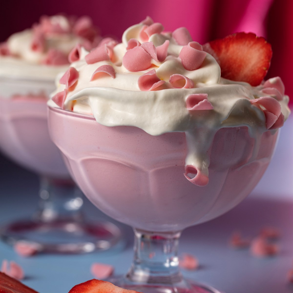 PME Strawberry - Belgian Chocolate Curls 85g