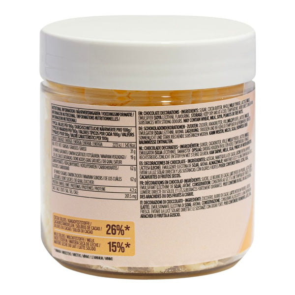 PME White - Belgian Chocolate Curls 85g