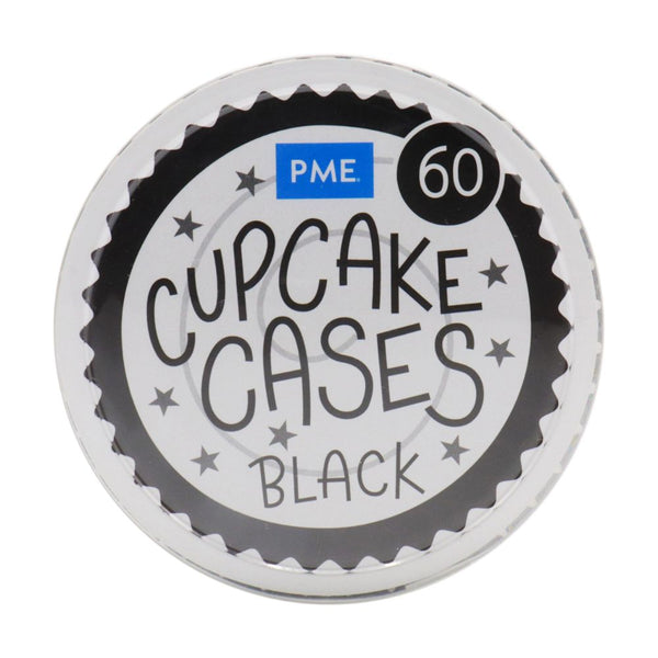 PME Black Cupcake Cases x 60