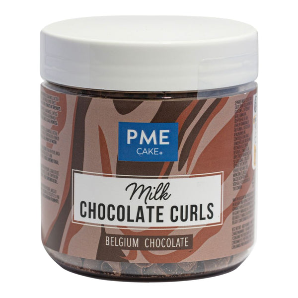 PME Milk - Belgian Chocolate Curls 85g