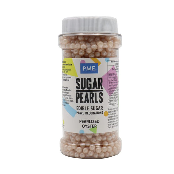 PME Oyster - 4mm Pearlised Sugar Pearls 100g