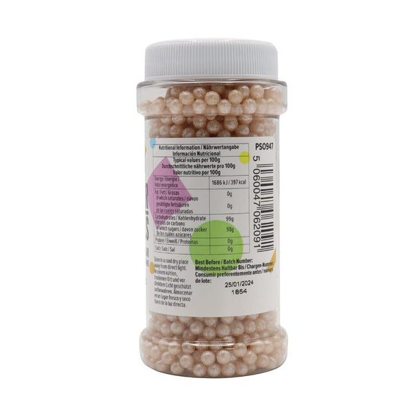 PME Oyster - 4mm Pearlised Sugar Pearls 100g