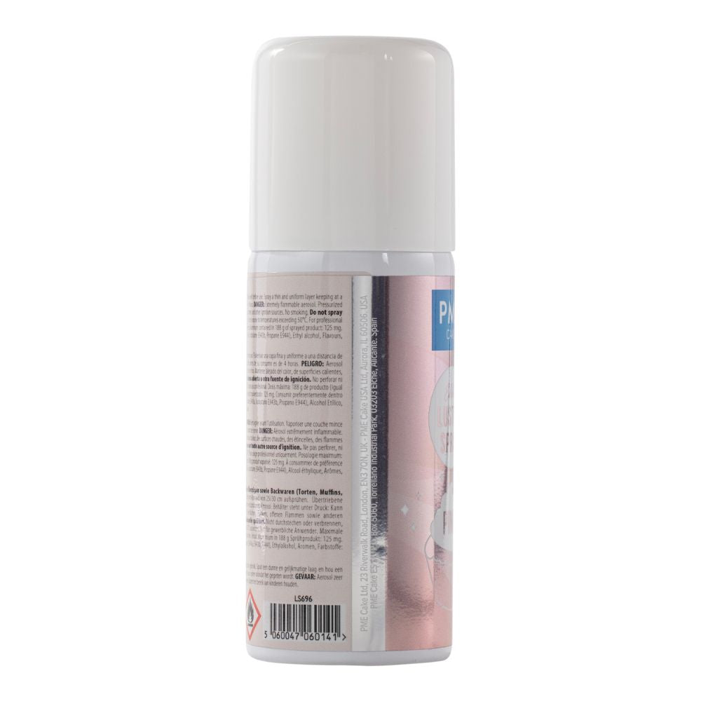 PME Pink Edible Lustre Spray Icing Colouring 100ml