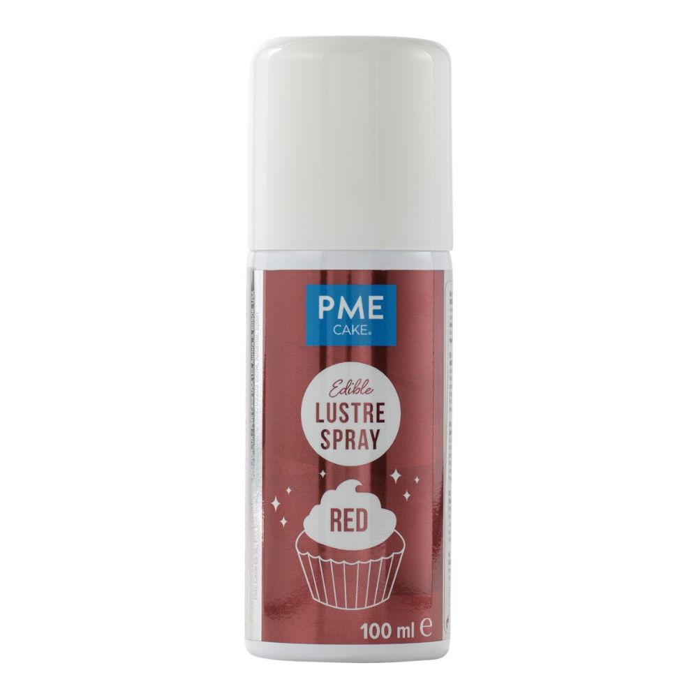 PME Red Edible Lustre Spray Icing Colouring 100ml
