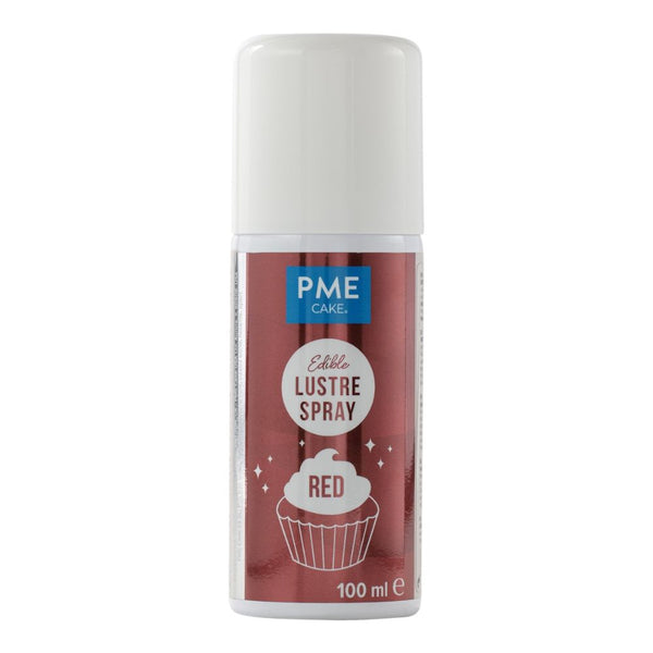 PME Red Edible Lustre Spray Icing Colouring 100ml