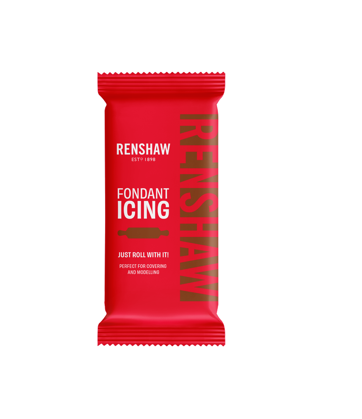 Renshaw Dark Brown - Just Roll With It Sugarpaste Fondant Icing 250g
