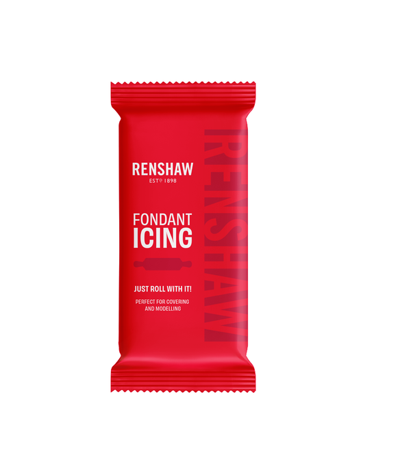Renshaw Poppy Red - Just Roll With It Sugarpaste Fondant Icing