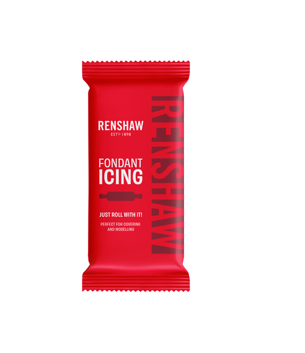Renshaw Ruby Red - Just Roll With It Sugarpaste Fondant Icing 250g