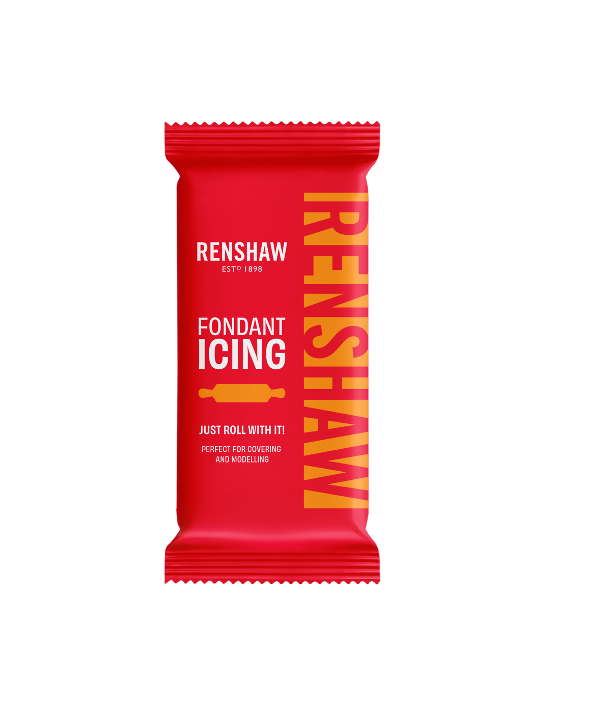 Renshaw Tiger Orange - Just Roll With It Sugarpaste Fondant Icing 250g