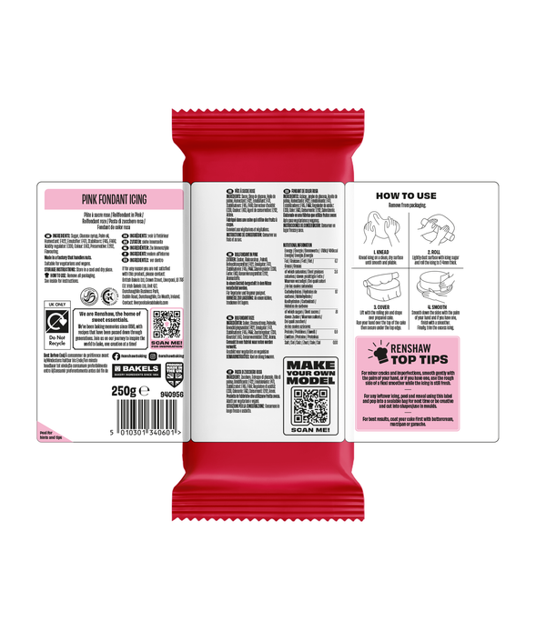 Renshaw Pink - Just Roll With It Sugarpaste Fondant Icing