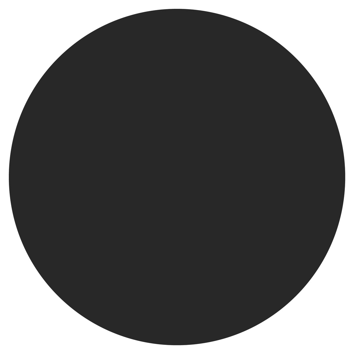 Simply Making 5mm Black Round Matt Masonite Board