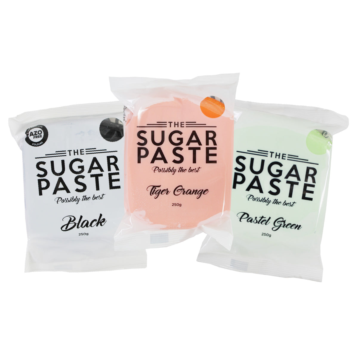 THE SUGAR PASTE Spooky Season The Sugar Paste Bundle (Orange, Pastel Green, Black)