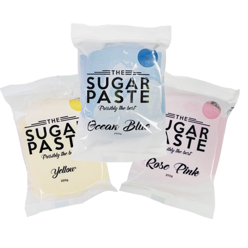 Beach Days The Sugar Paste Bundle (Rose Pink, Yellow, Ocean Blue)