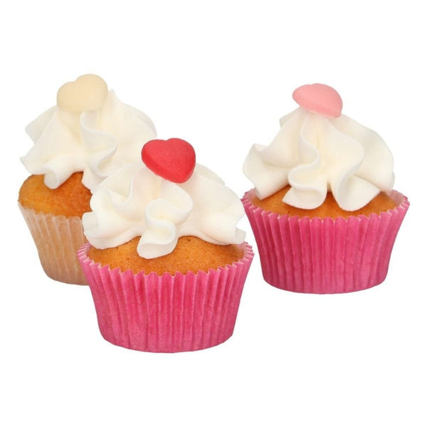 FunCakes Small Hearts Sugarpaste Decorations Set of 30